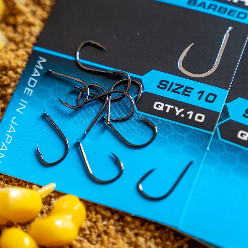 Matrix X2B Wide Gape Feeder Barbed Spade End Hooks